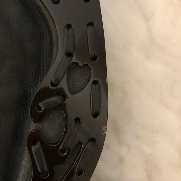 Ornate clutch with leather mix - Picture 5 of 8